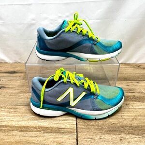 New Balance WX 88 BY Turquoise Blue‎ Yellow Running Sneakers Shoes Woman’s 9
